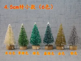 45mm Mini Christmas Tree Small Pine Tree Trees placerade i Desktop Home Decorations Gifts 20220924 Q2 20-30