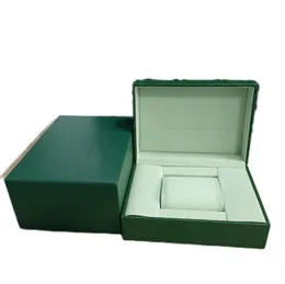 Rolex Luxury Green Watch Box Деревянные коробки для 116660 126600 126710 126711 116500 116610 часов Аксессуары Клуки коробки ST9