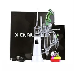 Orjinal Sigara Beliaf X-Emeil Buharlaştırıcı Taşınabilir Enail Dab Kiti 1500mAh Pil Kuvars Seramik Titanyum Bobinler FedEx