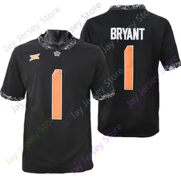 Футбольные майки в штате Офляхома штат Осу Джерси NCAA College Dez Bryant Black Size S-3XL все сшитые молодые мужчины