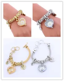 Armbanduhren Damen-Armbanduhr, Love Diamond, modisch, luxuriös, weiblich, Quarz, Edelstahl-Mesh-Armband