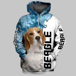 Мужские толстовины мужские толстовки est животные Beagle 3D печать мужчины женское спорное пост в мода мода Harajuku случайная осенняя капля