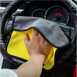 Car Sponge 1pcs Wash Towel Quick Drying Soft Polyester Absorbent Microfiber Cleaning Towels Care Cloth 25x25cm/30x30cm