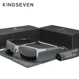Sunglasses KINGSEVEN 2020 Men's Sunglasses Aluminum Magnesium Polarized Driving Mirror Eyewear For Men/Women UV400 Oculos T220924
