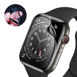 Watch Screen Protector Movie 3D Curved Cover Full Cover Soft Pama Pet Pet Petctive for Apple Watch 49mm 45mm 41mm 38mm 42mm 40mm 44mm Samsung 45mm