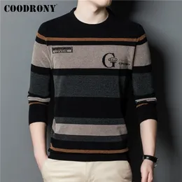 Herrenpullover COODRONY Herbst Winter Pullover Männer Kleidung Ankunft Streetwear Mode Weiche Warme Gestrickte Chenille Wolle Jersey Pullover C1371 220923