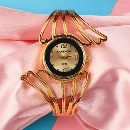 Zegarek zegarki dla kobiet zegarki damskie specjalne projektowanie bransoletki kwarcowy zegarek na nadgarstek dla kobiet zwykłe żeńskie zegar renogio feminino