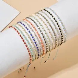 Charm-Armbänder ZMZY Einfaches Miyuki-Perlen-dünnes Armband Bohemian Pulsera Boho-Stil Schmuckarmband für Frauen Schmuck Großhandel