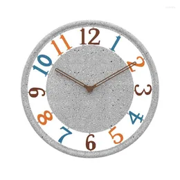 Relógios de parede redondo relógio silencioso design nórdico metal sala de estar oca separa Orologia Cucina ProductSwall