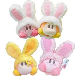 Plush Dolls Anime Cartoon Star Kirby Plush Doll Toy Rabbit Long Ear Waddle Dee Doo Pink Kirby Doll Cute Pendant Girls Holiday Gift 220923