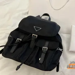 Damski designerski plecak Luksusowy plecak NYLON Męskie plecaki Bookbag Torebka Torba Klasyczna czarna torebka unisex Wiele kieszeni Mała torba na ramię