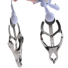 Giocattoli sessuali massaggiatore vibratore giocattolo del sesso massaggiatore elettroshock tepel vaginale clip giocattoli medici elettrici per l'uomo e la donna accessorio klemmen V11G IJY4 IJY4