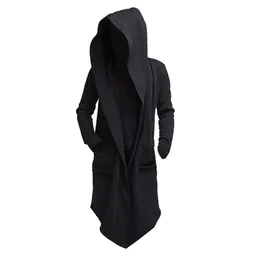 Men's Jackets JODIMITTY Men Hooded Sweatshirts Black Hip Hop Mantle Hoodies Fashion Jacket long Sleeves Cloak Coats Outwear 220923