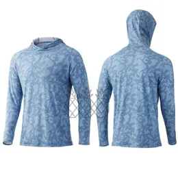 Outdoor Skjortor HUK Fiskeskjorta hoodie Anti Uv Herr Camiseta De Pesca Långärmade Kläder Andas Jersey Kläder Sommar 220923