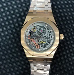 NUOVO orologio meccanico automatico da uomo Skeleton Silver White 2813 orologi da polso lusso OAK acciaio inossidabile montre de luxe regalo