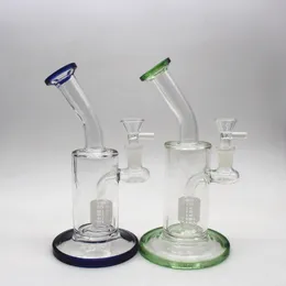 22cm Hookah Bong Dab Rig Tubería de agua Vaso grande Vaso de vidrio para fumar Cachimbas Set Gravity Bongs