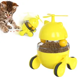 Novo gato fornece alimentador com vazamento de bola provocando brinquedos de moinho de vento por atacado