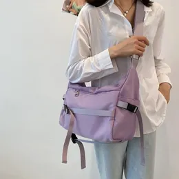 Evening Bags Nylon Design Big Crossbody For Women 2022 Summer Trend Luxury Fashion Travel Shoulder Large Capacity Handbags Purple