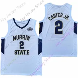 Mitch 2020 New NCAA Murray State Jerseys 2 Chico Carter Jr. College Basketball Jersey 사이즈 청소년 성인 모두 스티치