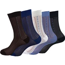 Herrensocken 10 PairsLot Große Größe Sommer Herren Nylon Dünne Atmungsaktive Männer Seide Business Arbeit Party Kleid Lange 220923