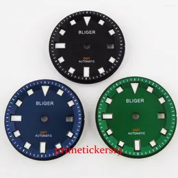 Kit di riparazione per orologi 32,5 mm Colori blu/nero/verde Quadrante Fit Movimento ETA 2836 MIYOTA