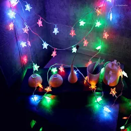 Stringhe 8 modalità Luci scintillanti 10M 100LED LED Star Fairy Ghirlanda Stringa Decorazione Natale Festa di nozze Luce