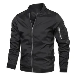 Herrenjacken Frühling Herbstjacke Männliche Bomber Lässige Streetwear S und Mäntel Einfache Windjacke Britischer Stil Mantel 220924