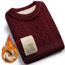 Maglioni da uomo Inverno Uomo Plus Velluto Mantieni caldo Arrivo Sottile Spessore Maschile Pullover Ragazzi adolescenti Stile coreano M37 220924