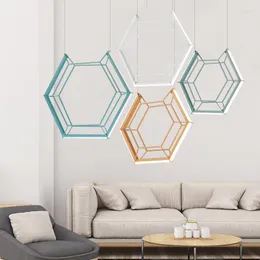 Pendelleuchten Postmoderne Lichter Wohnzimmer und Laternen Einfache nordische kreative Spinnennetz-Modell Droplight LED-Beleuchtung