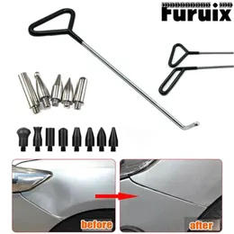 Professionelle Handwerkzeug-Sets FURUIX Paintless Dent Repair Push Rod Hoo Removal Kits 8/5Piece Tap Heads