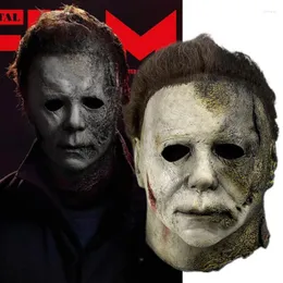 Party Masks 2022 Halloween dödar Michaelmyers Michael Myers mask cosplay kostym latex hjälm maskerad rekvisita