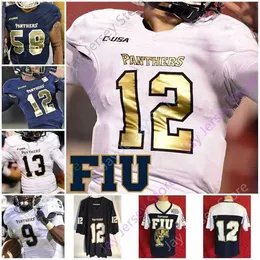 Mitch Custom 2020 Florida International FIU Jersey de futebol NCAA College Kaylan Wiggins James Morgan Anthony Jones Napoleon Maxwell T.Y. Hilton