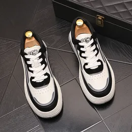Wedding Italy Party Classic Dress Shoes Spring Breathable Fashion Canvas Casual Sneakers Round Toe Thick Bottom Oxford Business Driving Walking Loafers Y38 156