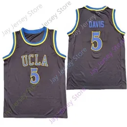 Mitch 2020 Новый NCAA UCLA Jerseys 5 Баронский баскетбольный баскетбольный майка барона Дэвиса черно