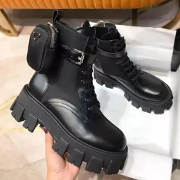 Boot Moda Cep Platformu Kadın Kış Dantel Yukarı Martin Kadın Sole Koruma Ayak Bilgisi Boota Mujer Plus Boyut 43 220924