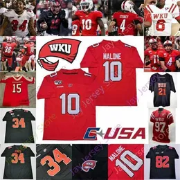 Mitch Custom Western Kentucky Hilltoppers Maglia da calcio WKU NCAA College Ty Storey Steven Duncan Gaej Walker Tyrrell Pigrome Mitchell Tinsley