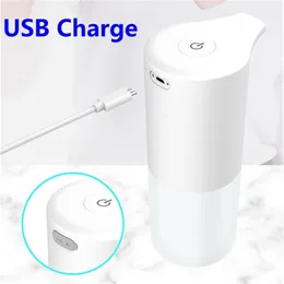 Liquid Soap Dispenser USB Charging Automatic Induction Foam Smart Auto Touchless Hand Washer for Kitchen Bathroom 220924