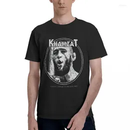 Camisetas masculinas camisetas masculinas Promoção khamzat e chimaev Um bom humor smesh de manga curta básica Men t-shirt