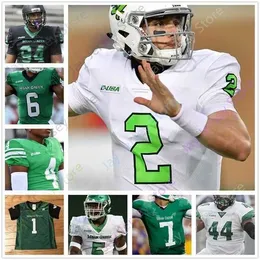 Mitch North Texas UNT Mean Green Football Jersey NCAA College Joe Greene Mason Fine Tre Siggers Jaelon Darden Michael Lawrence Hamilton Torrey