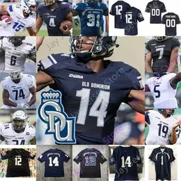 Mitch Old Dominion ODU Monarchs Futbol Forması NCAA Koleji Stone Smartt Hayden Wolff Mesih Deweaver Kesean Güçlü Lala Davis Moore Fulgham