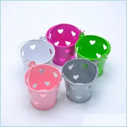 Prezent Wrap Prezent Wrap Hollow Out Out Tin Pils Mini puszki Favors Wedding Party Candy Decoration