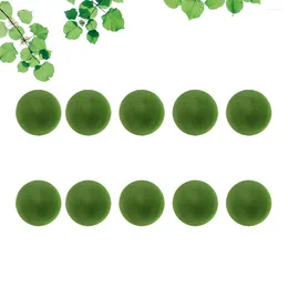 Dekoratif Çiçekler 10 PCS Yaratıcı Yapay Moss Balls Şık saksı bitki aksesuarları sanat çiçek aranjman ev düğün için süsleme