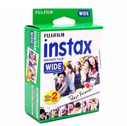 تصوير أفلام واسعة عالية Qulaity Fujifilm Instax Instant 20 ورقة بيضاء لـ 300 200 210 100 500AF