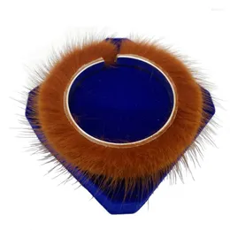 Bangle 2022 Mink Hair Armband Importerad mode Koreansk version av pälsnätkändisstrenden Samma stil