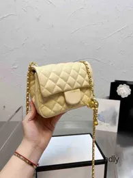 Abendtaschen WOC Umhängetaschen Luxusmarke Mode Kleines Quadrat Klassisch Lingge Damen Leder Designer 5A Qualität Kleine goldene Kugelkette Handtaschen