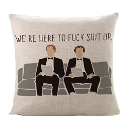 Step Brothers The Interview Flag Throwpillow Cover 45x45cm Personalized Cushion Pillowcase For Decorative Couch Cushion Pillow