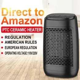 Ceramic Electric Heater Home Office Desktop Space Heating Portable Fan Quick Heat for Winter Warm Keeping Equipment