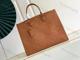 10A L Bag Top Tier Mirror GM Shopping Bag 41cm Womens Real Black Purse Letters Embossed Tote Luxury Designers Borsa in tela Borsa da viaggio a spalla grande