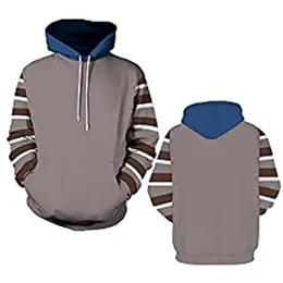 Mężczyzn Bluzy Bluzy Creepypasta 3D Bluza Bluza Sudadera Con Capucha Ticci Toby Cosplay Anime Casual Pullovers 220922