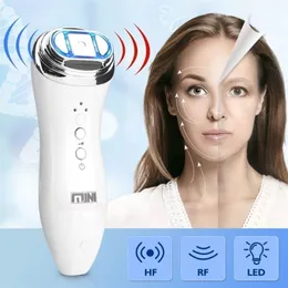 Massaggiatore per il viso Mini macchina HIFU per donne e corpo Chin Neck Eye Ringiovanimento professionale Antiaging Heat Up Beauty Device 220922